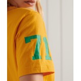 SUPERDRY COLLEGIATE ATHLETIC UNION TEE W1010422A-RUA Χρυσό Εικόνα 1