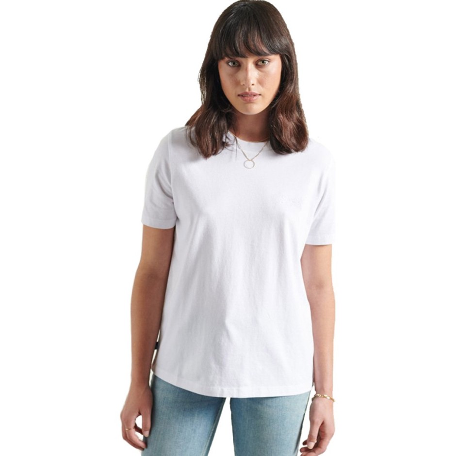 SUPERDRY OL CLASSIC TEE W1010519A-01C Λευκό