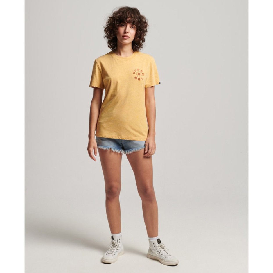 SUPERDRY D2 OVIN VINTAGE NOSTALGIA TEE W1011100A-9ES Yellow