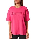 SUPERDRY CL SOURCE TEE W1010679A-MME Φούξια Εικόνα 