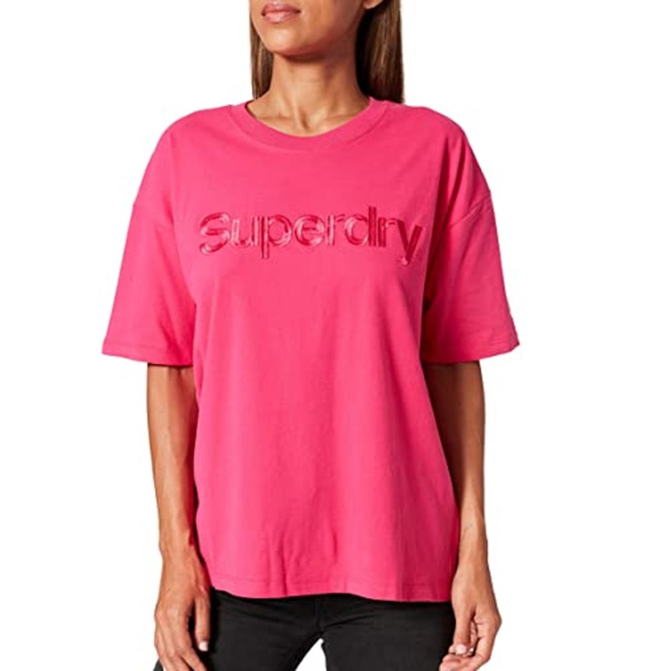 SUPERDRY CL SOURCE TEE W1010679A-MME Φούξια