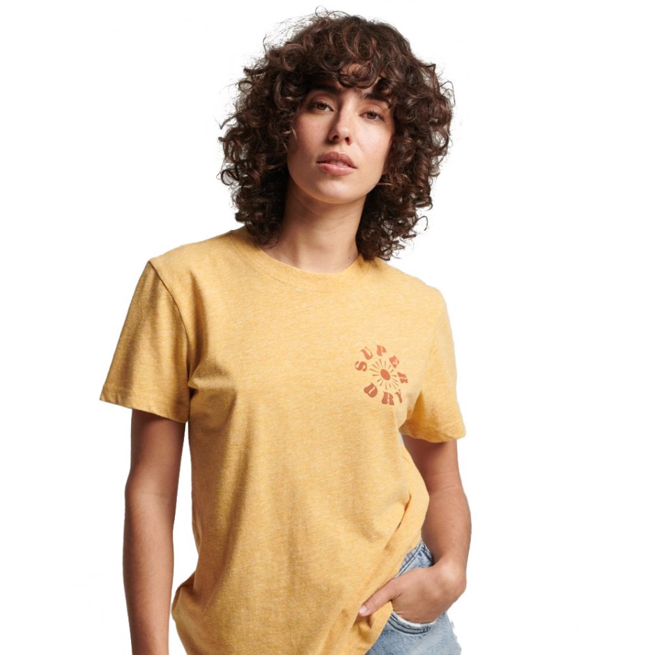 SUPERDRY D2 OVIN VINTAGE NOSTALGIA TEE W1011100A-9ES Yellow