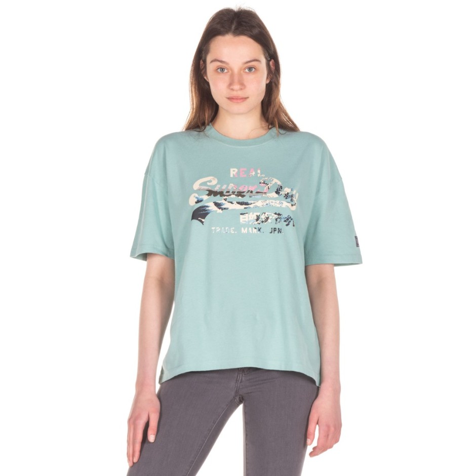 SUPERDRY OVIN VINTAGE VL NARRATIVE TEE W1010789A-GZL Veraman