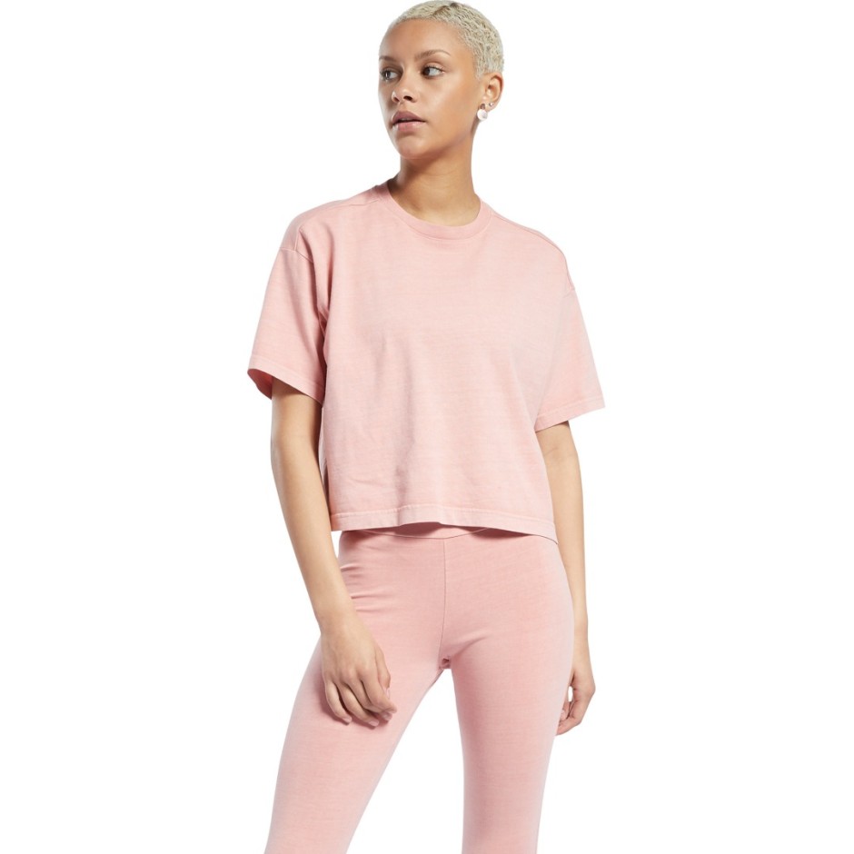 Reebok Classics CL ND CROPPED T-SHIRT H09019 Pink