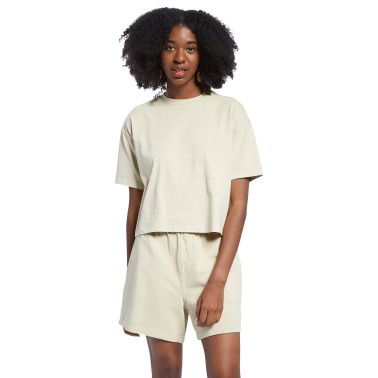 Reebok Classics CLASSICS NATURAL DYE CROPPED T-SHIRT GN4600 Μπέζ