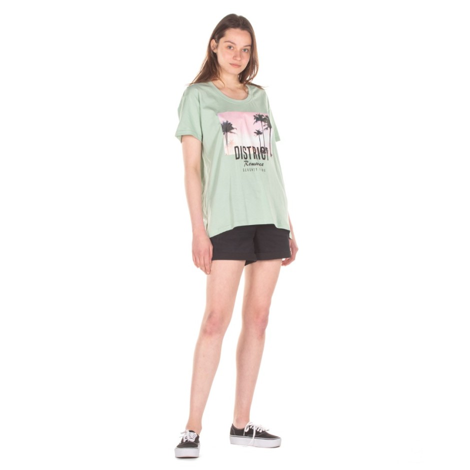 DISTRICT75 WOMEN'S TEE 122WSS-277-067 Veraman