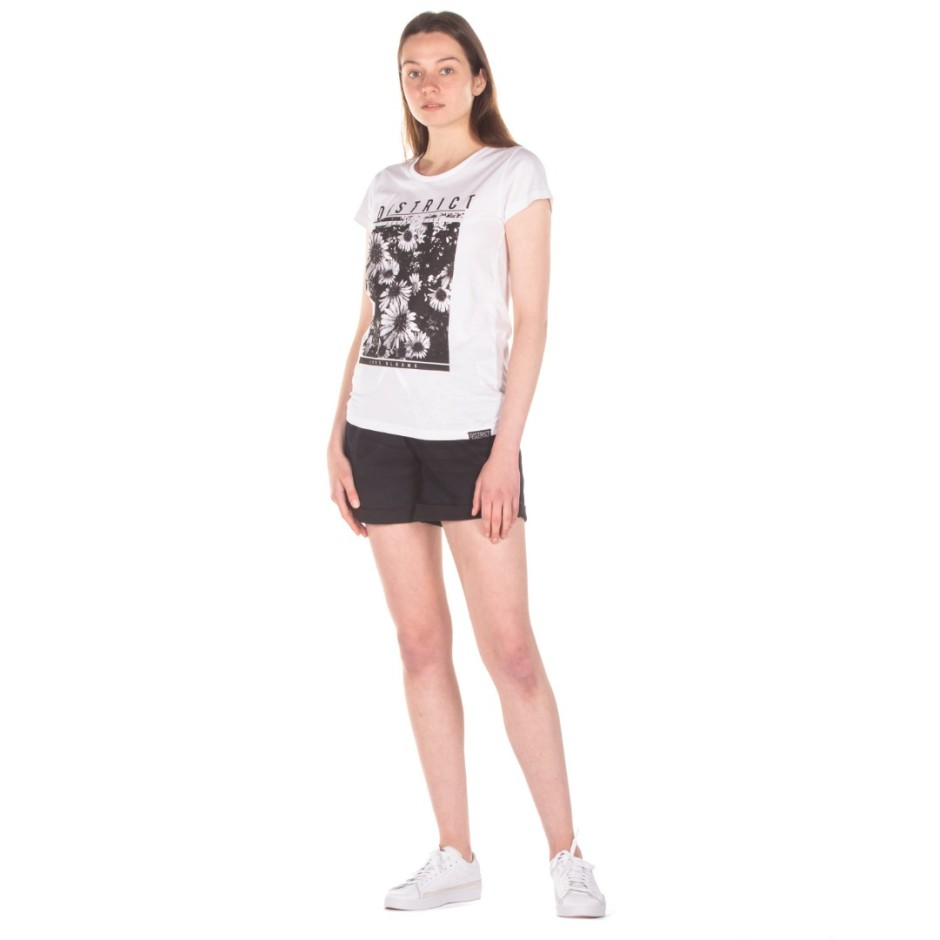 DISTRICT75 WOMEN'S TEE 122WSS-282-091 White
