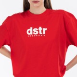 Women's T-Shirt Red - District75 Image 1