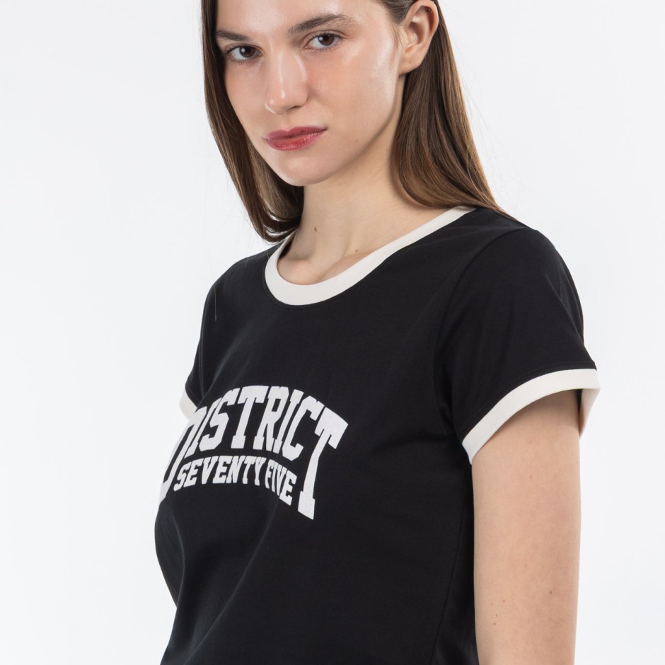 Women's T-Shirt Black - District75 