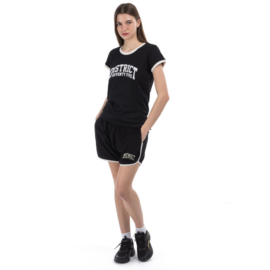 Women's T-Shirt Black - District75 