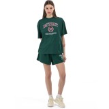 Women's T-Shirt Green - District75  Image 2