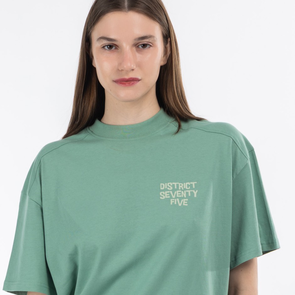 Women's T-Shirt Green - District75 