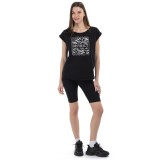 Women's T-Shirt Black - District75  Image 3