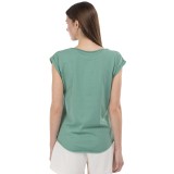 Women's T-Shirt Green - District75  Image 3
