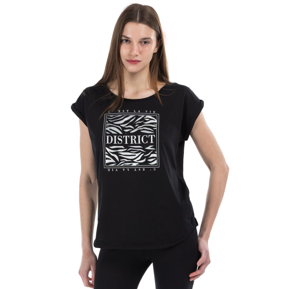 Women's T-Shirt Black - District75 