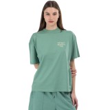 Women's T-Shirt Green - District75  Image 