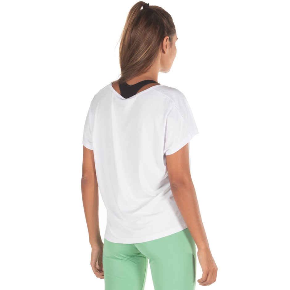 GSA DIAGONAL SLEEVE PRINTED T-SHIRT 17-2007-02 STAR WHITE Λευκό