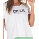 GSA DIAGONAL SLEEVE PRINTED T-SHIRT 17-2007-02 STAR WHITE Λευκό Εικόνα 1