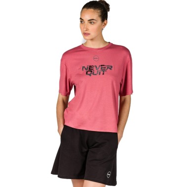 GSA CROPPED T-SHIRT 17-27101-CORAL Κοραλί