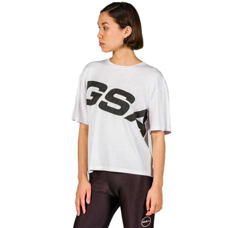 GSA CROPPED T-SHIRT 17-27101-WHITE TYPE A Λευκό