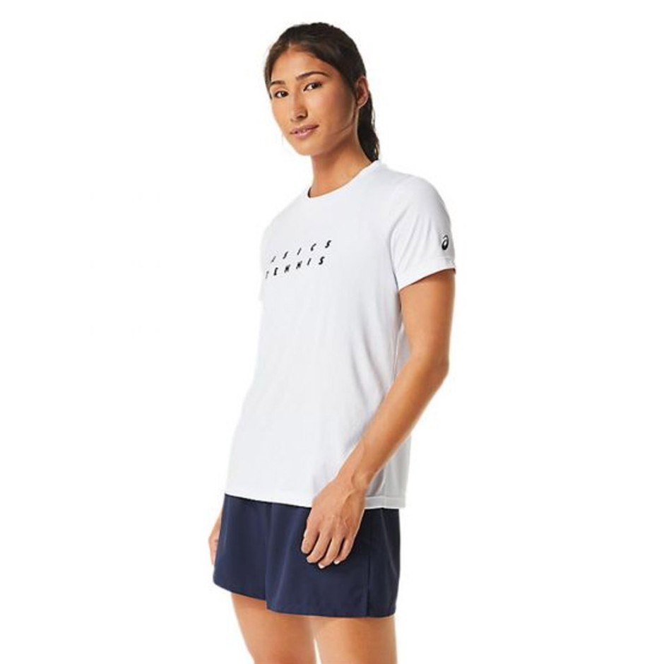 ASICS WOMEN COURT GPX TEE 2042A259-100 White