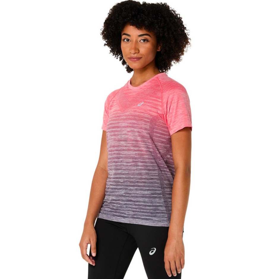 ASICS SEAMLESS SS TOP 2012C385-701 Colorful
