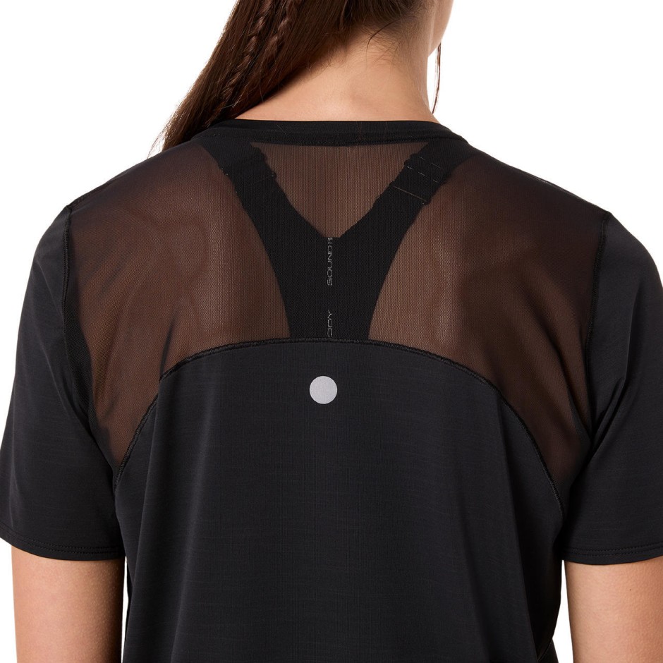 ASICS ROAD SS TOP 2012D371-001 Μαύρο