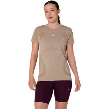 ASICS ROAD SEAMLESS SS TOP 2012D292-200 Χακί
