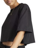 adidas Sportswear All SZN Μαύρο - Γυναικεία Κοντομάνικη Μπλούζα Εικόνα 2