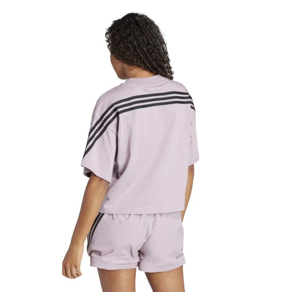 adidas Sportswear Future Icons 3-Stripes Μωβ - Γυναικεία Κοντομάνικη Μπλούζα