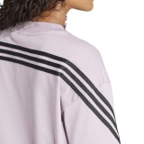 adidas Sportswear Future Icons 3-Stripes Μωβ - Γυναικεία Κοντομάνικη Μπλούζα Εικόνα 2
