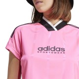 Γυναικεία Κοντομάνικη Μπλούζα Φούξια - adidas Sportswear Tiro Summer Crop Εικόνα 1
