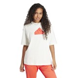 adidas sportswear W FI BOS BF TEE IS3900 Ecru Image 3