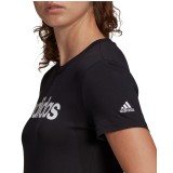 adidas sportswear W LIN T GL0769 Black Image 2