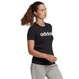 adidas sportswear W LIN T GL0769 Black Image 3