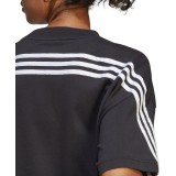 adidas sportswear W FI 3S TEE HT4695 Black Image 4