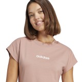 adidas sportswear W LIN SJ T JG8664 Brown Image 2