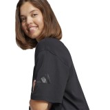 adidas sportswear W SL+ SJ BOYF T JD3081 Black Image 1