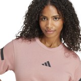 adidas sportswear W FI 3S TEE JE0244 Brown Image 2