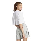 Γυναικεία Κοντομάνικη Μπλούζα Λευκή - adidas Sportswear Future Icons 3 Bar Logo Εικόνα 0