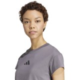 adidas sportswear W FI SL BB TEE JE4004 Coal Image 2