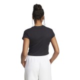 Γυναικεία Κοντομάνικη Μπλούζα Μαύρη - adidas Sportswear Future Icons Small Logo Εικόνα 0