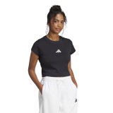 Γυναικεία Κοντομάνικη Μπλούζα Μαύρη - adidas Sportswear Future Icons Small Logo Εικόνα 1