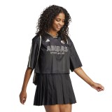 Γυναικεία Κοντομάνικη Μπλούζα Μαύρη - adidas Sportswear Tiro Cut 3-Stripes Oversized Εικόνα 1