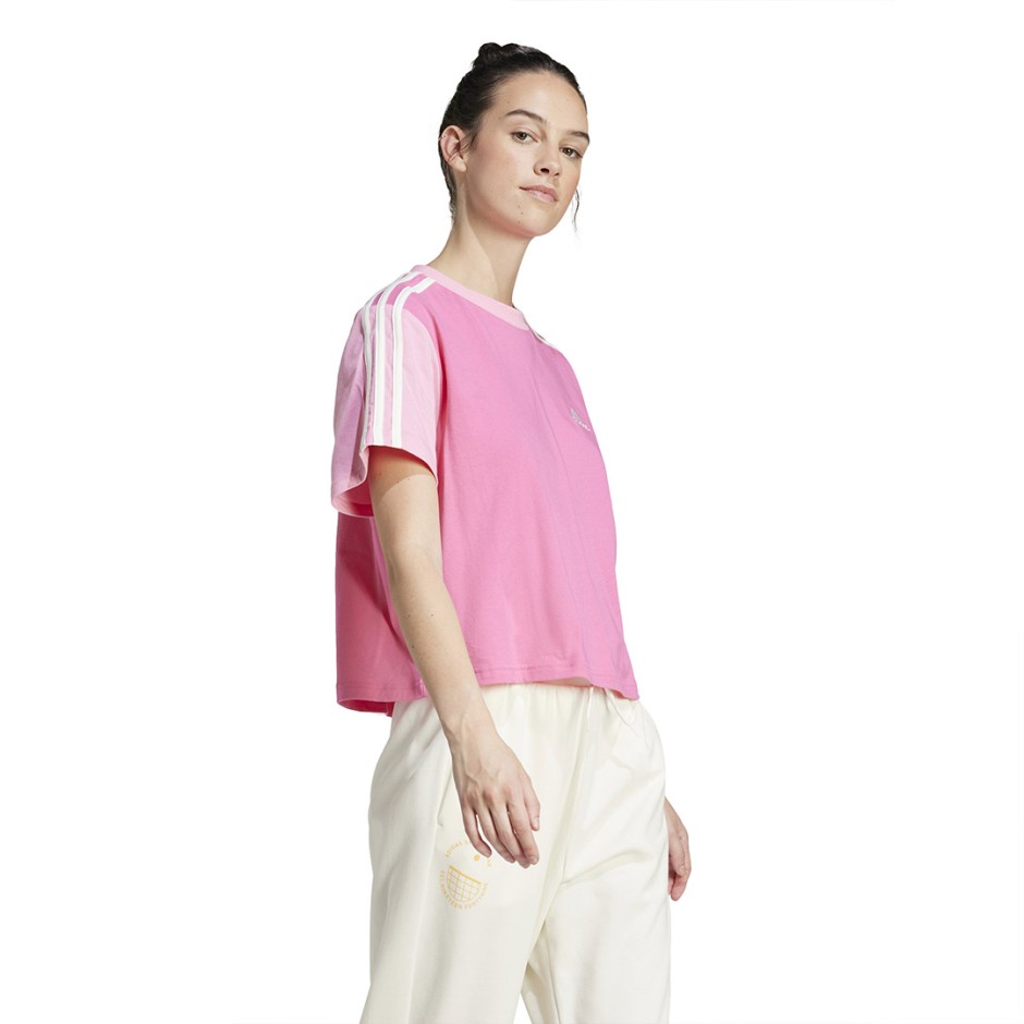 adidas sportswear W 3S CR TOP IS1574 Ροζ