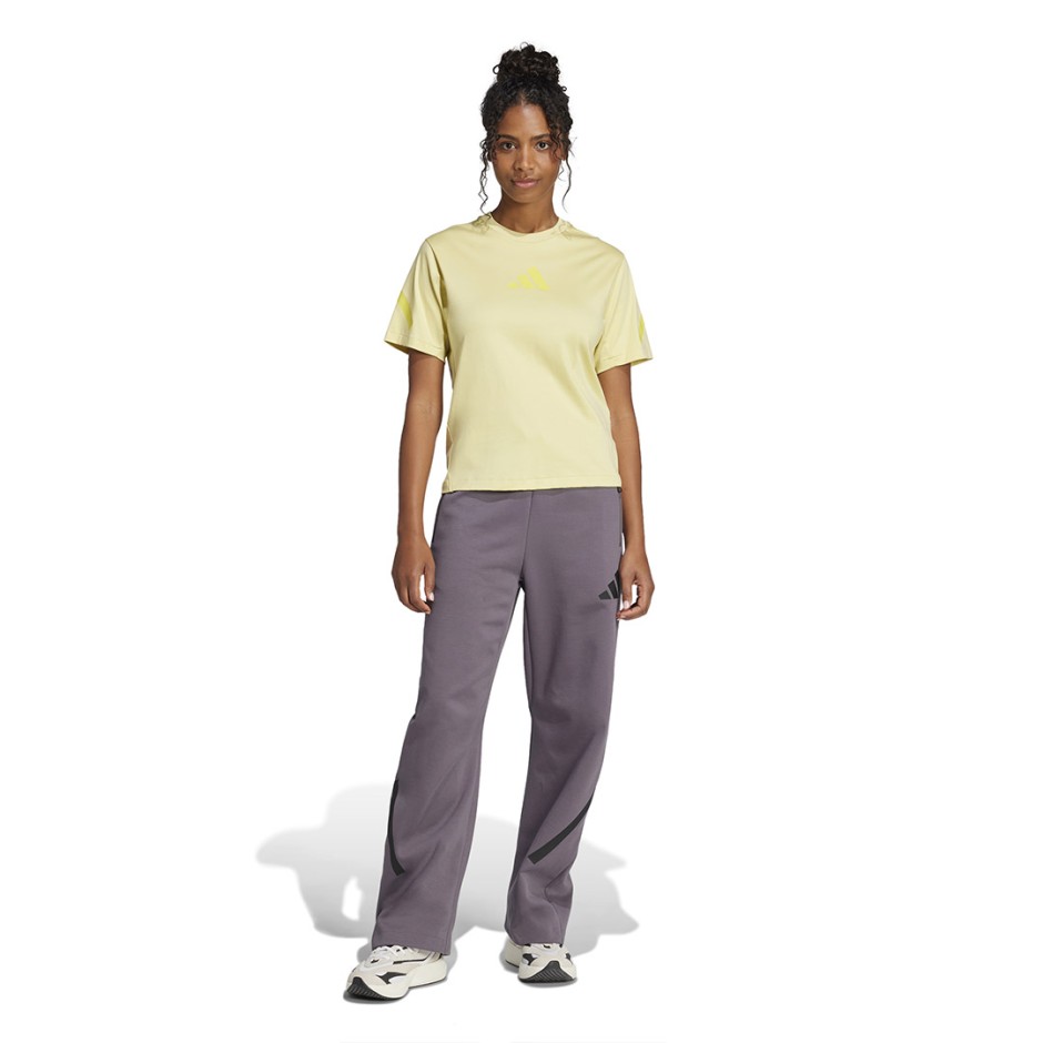 Γυναικεία Κοντομάνικη Μπλούζα Κίτρινη - adidas Sportswear Z.N.E.