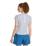 Women's T-Shirt Grey - adidas Sportswear Z.N.E. Baby Image 0