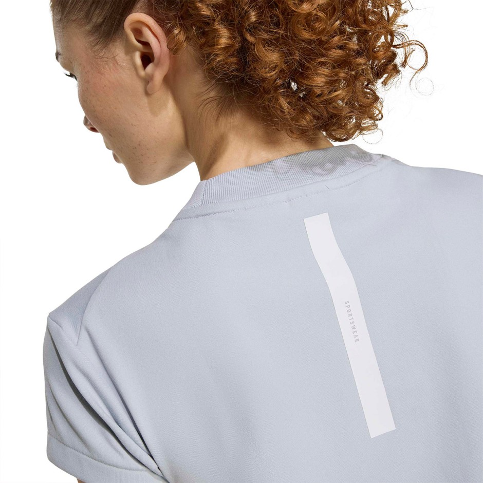 Women's T-Shirt Grey - adidas Sportswear Z.N.E. Baby