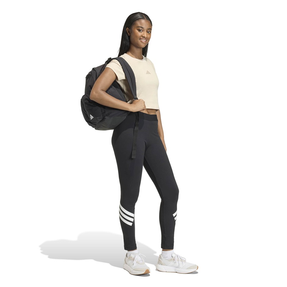 Γυναικεία Κοντομάνικη Μπλούζα Μπεζ - adidas Sportswear Future Icons Small Logo Baby