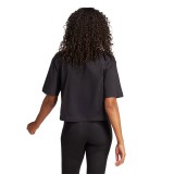 Γυναικεία Κοντομάνικη Μπλούζα Μαύρη - adidas Sportswear Essentials Big Logo Boyfriend  Εικόνα 0